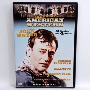 John Wayne The Great American Western 4 Movie DVD Set Platinum Edition Vol 4